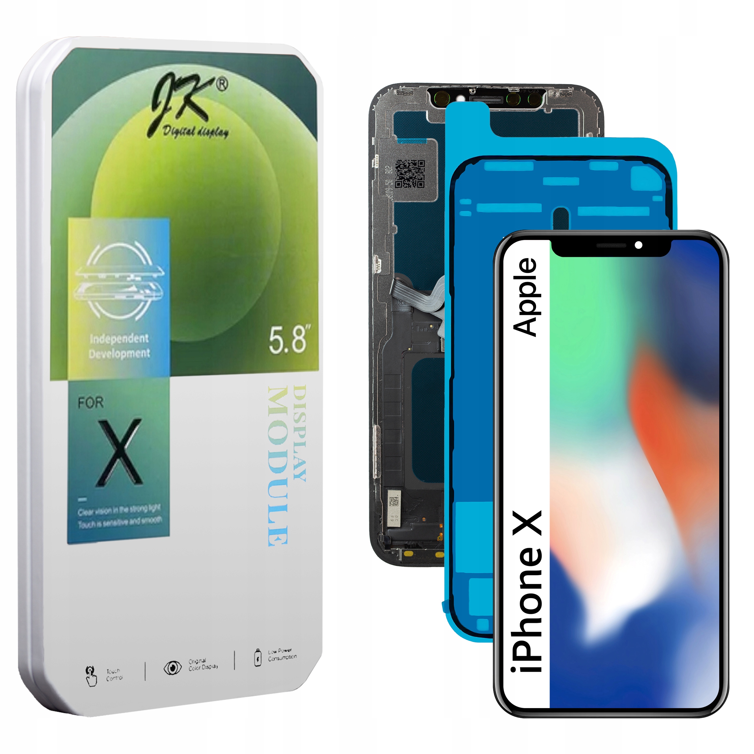 Incell pro iPhone X LCD displej Čip IC True Tone Jk Matrix