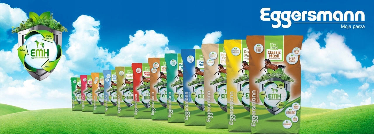 Pasza dla koni Eggersmann EMH Cool Musli 20 kg Stan opakowania oryginalne