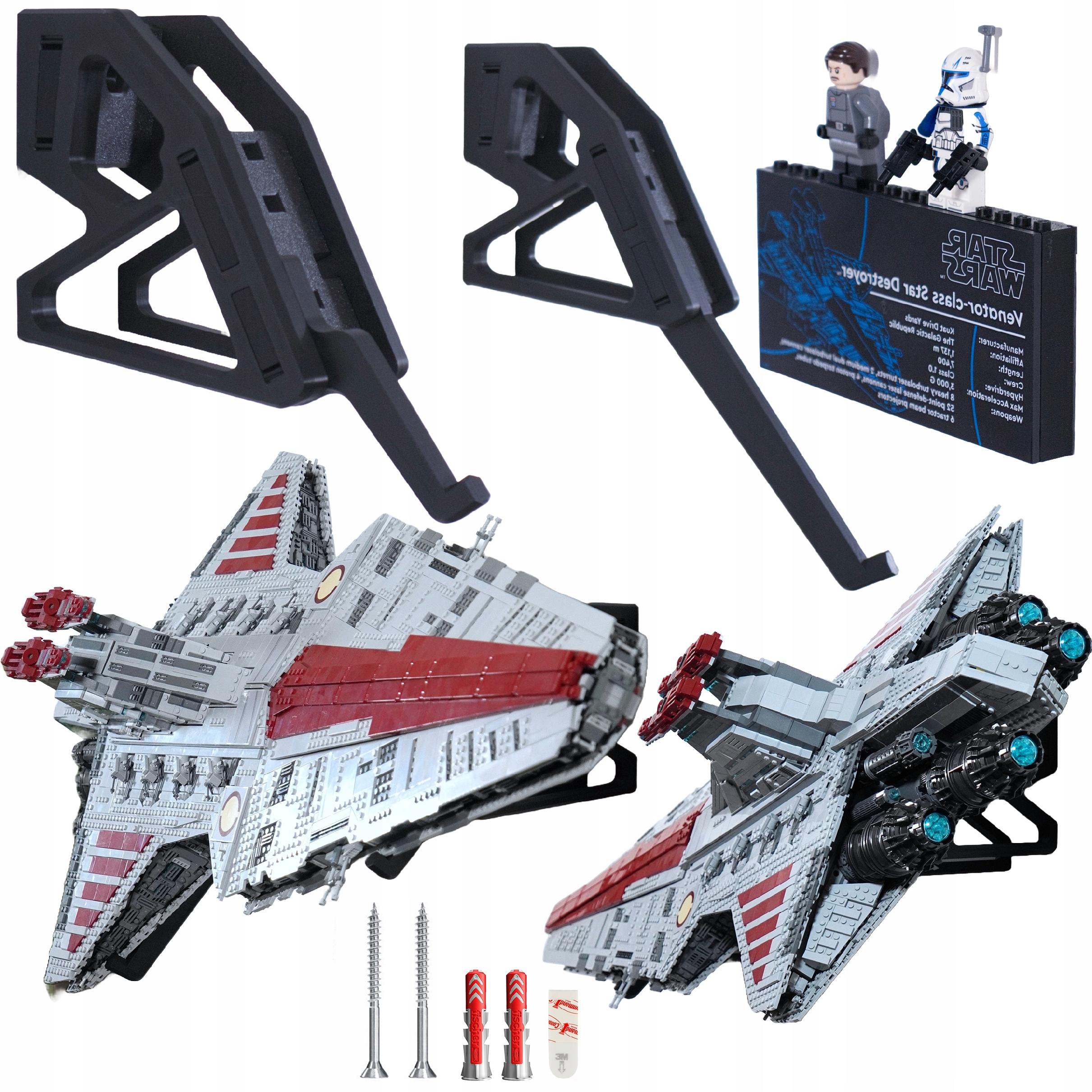 Sada Držiakov Na Stenu, Vešiak Na Súpravu Torpédoborec Venator 75367