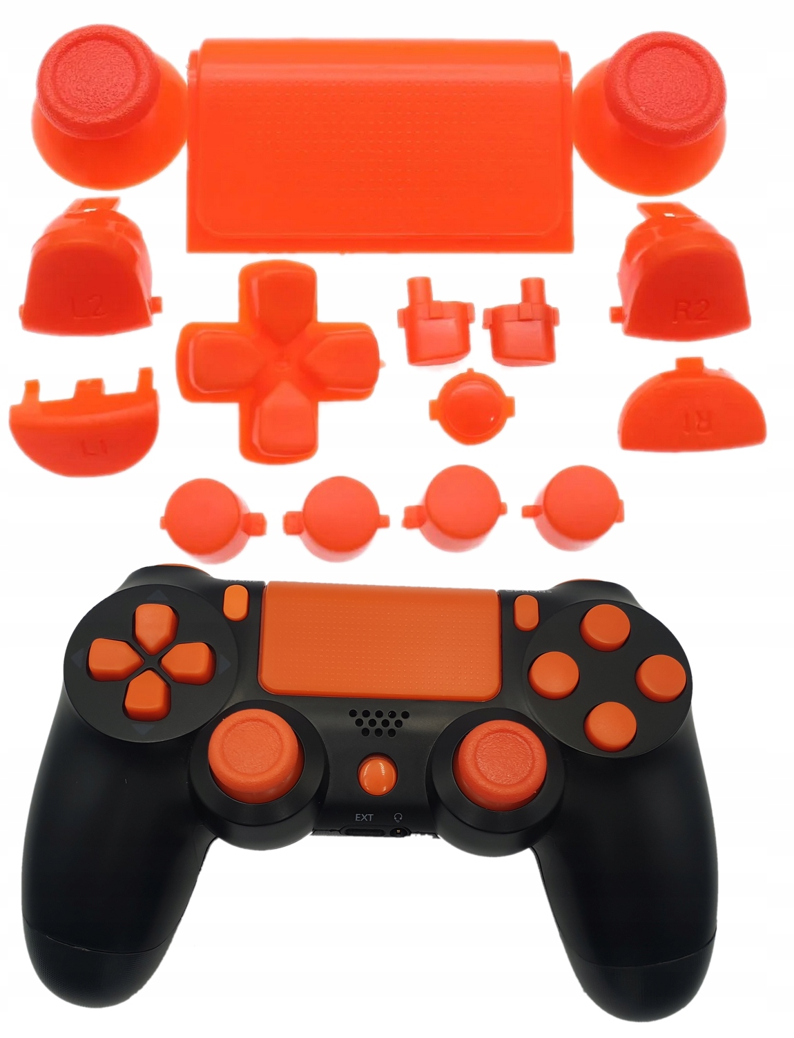 ZESTAW PRZYCISKÓW PRZYCISKI + GRZYBKI I ZAŚLEPKA DO PADA PS4 JDS 040 050