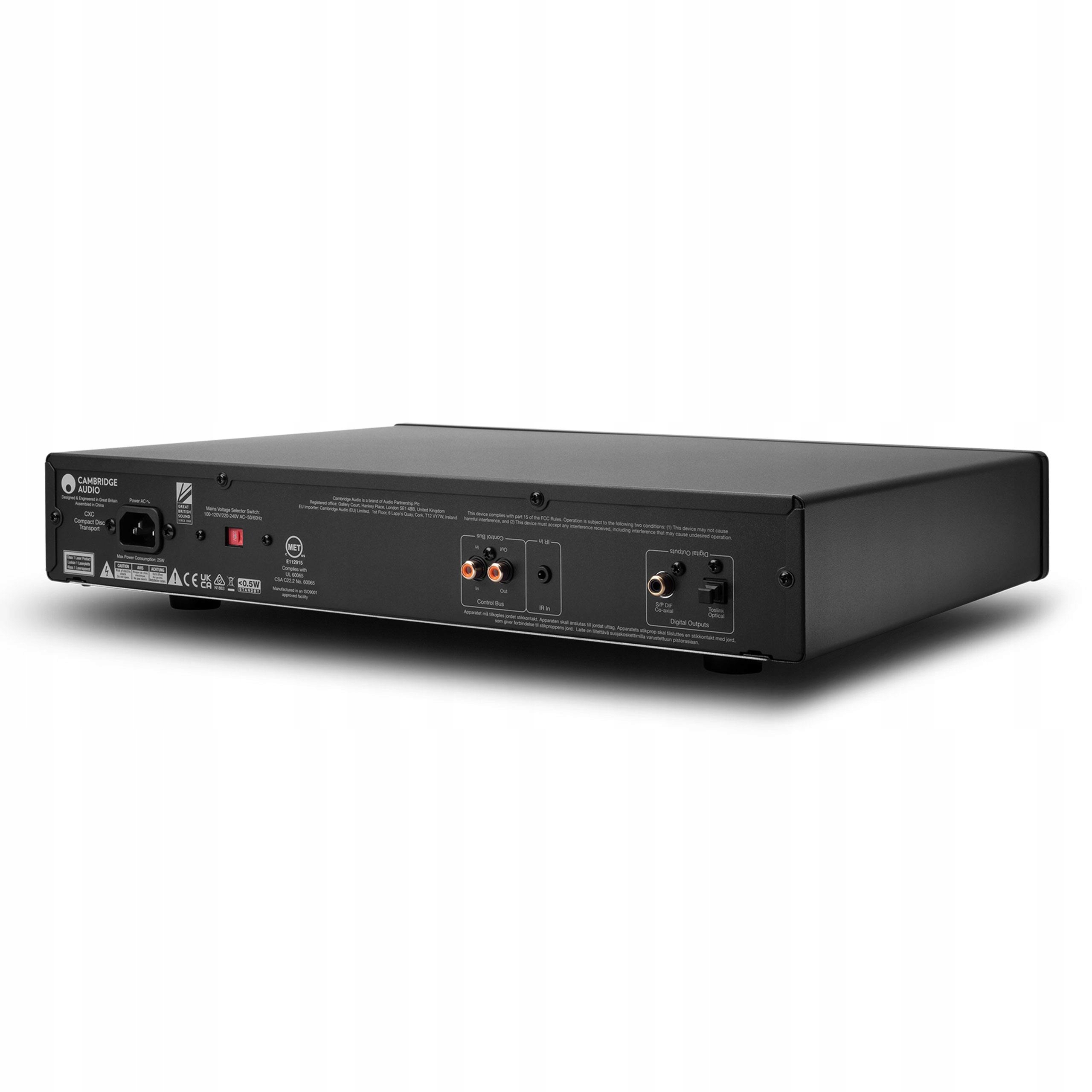 CAMBRIDGE AUDIO CXC SERIES 2 NAPĘD ODTWARZACZ CD Model CXC II Black Edition