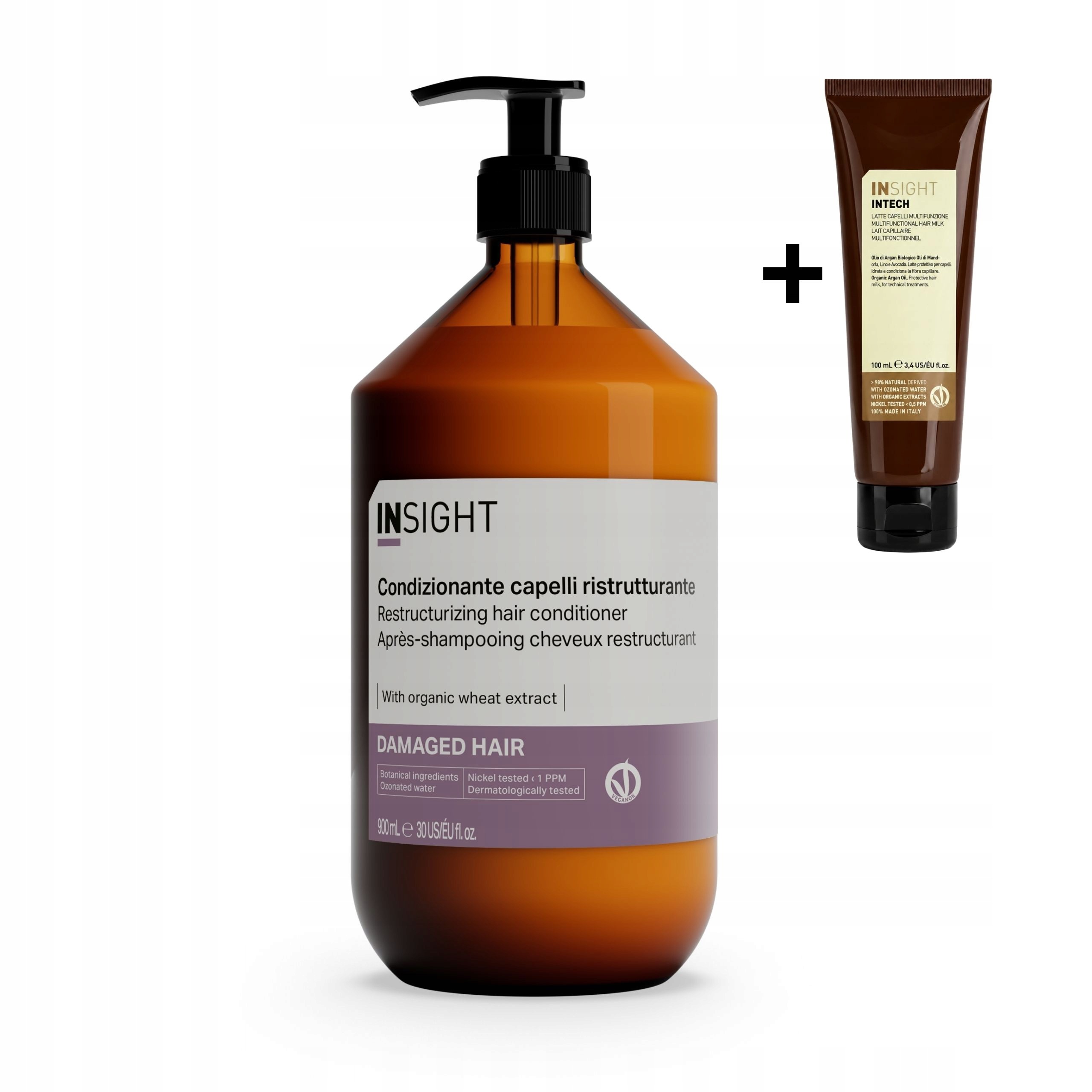 Odbudowująca odżywka do włosów 900ml Insight Damaged Hair mleczko