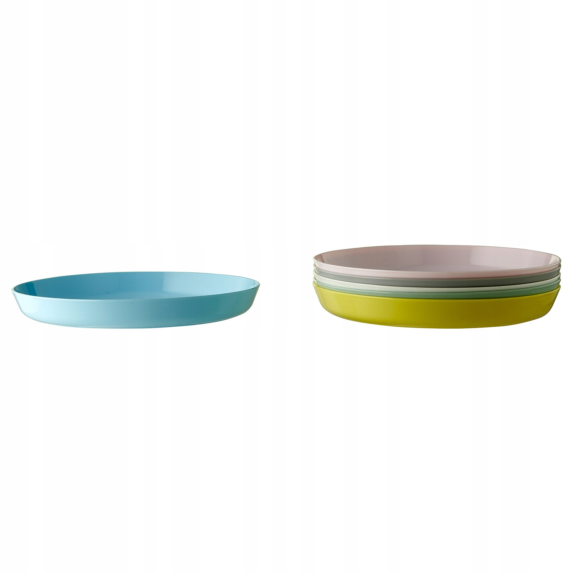 

Ikea Kalas Talerz, dziecinna zastawa 6szt pastel