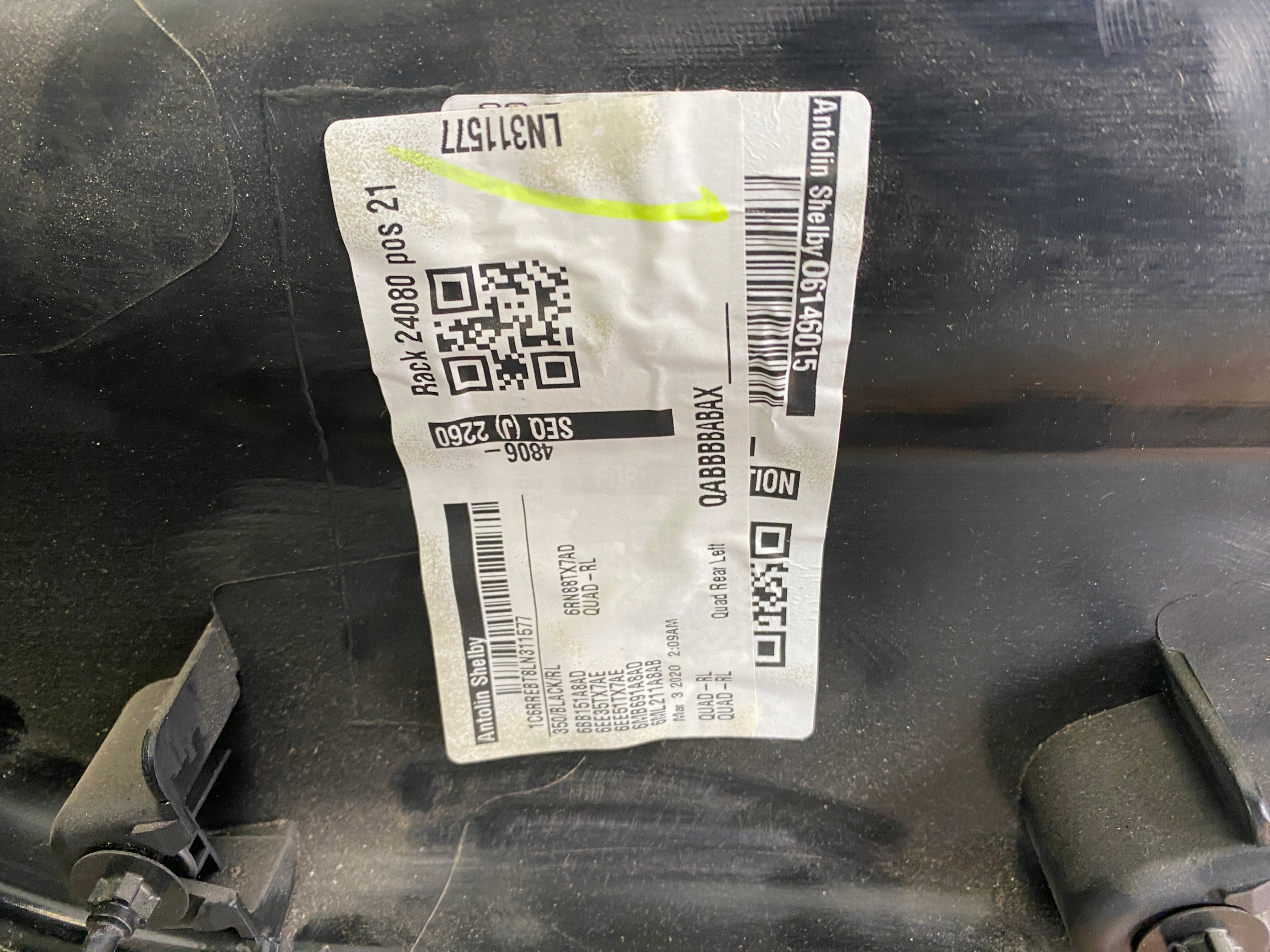 side door left rear part Quad Cab Ram 1500 2019+ USA