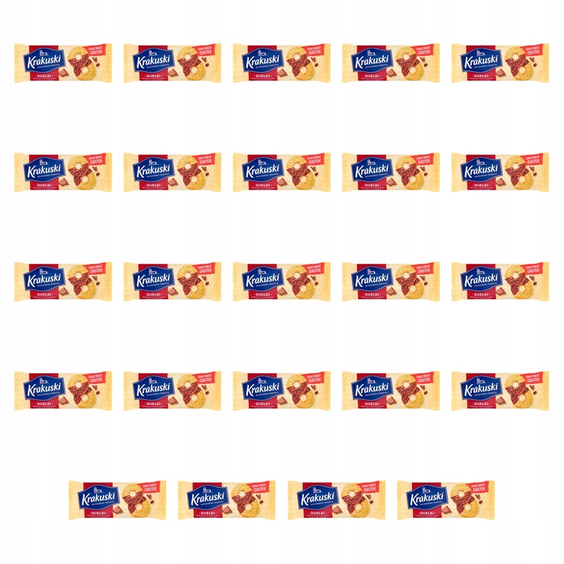 Krakuski Duelki z cukrem z czekoladą mleczną 181g X24
