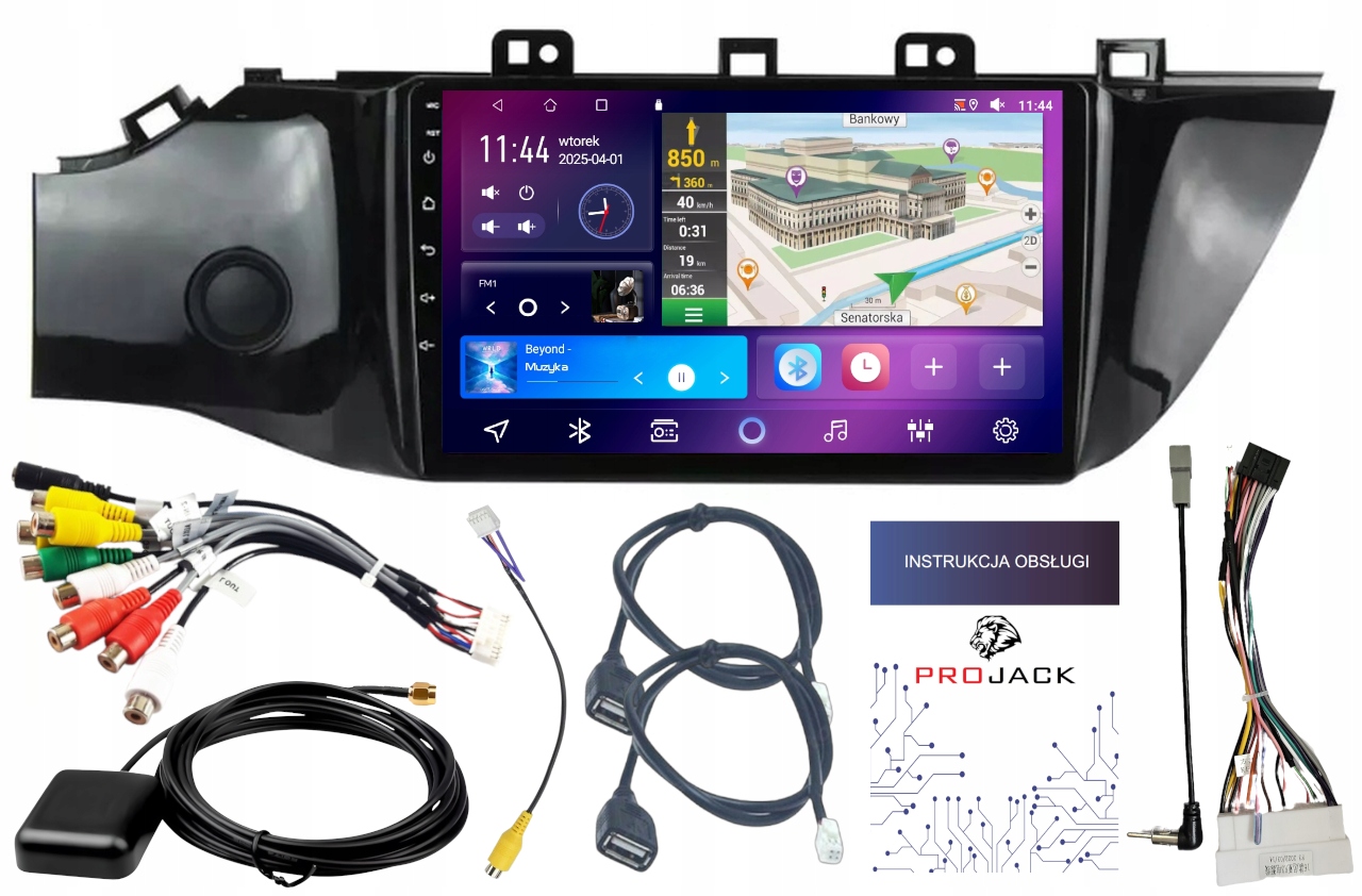 Autorádio Carplay Kia Rio 2011-2019 Bt Wifi Bt Android 4GB 64GB
