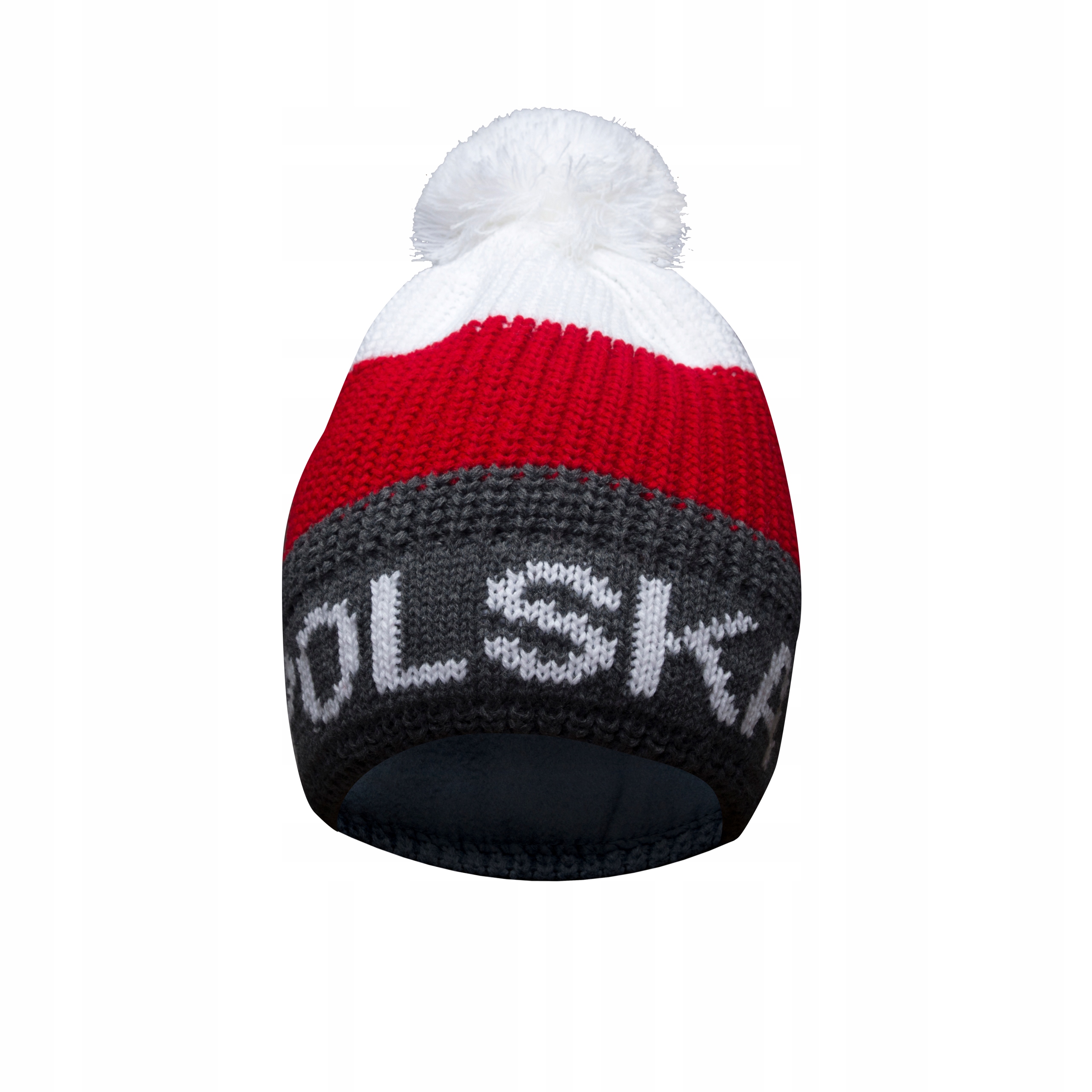 POLSKA CZAPKA ZIMOWA DLA KIBICA POLSKI Z POLAREM