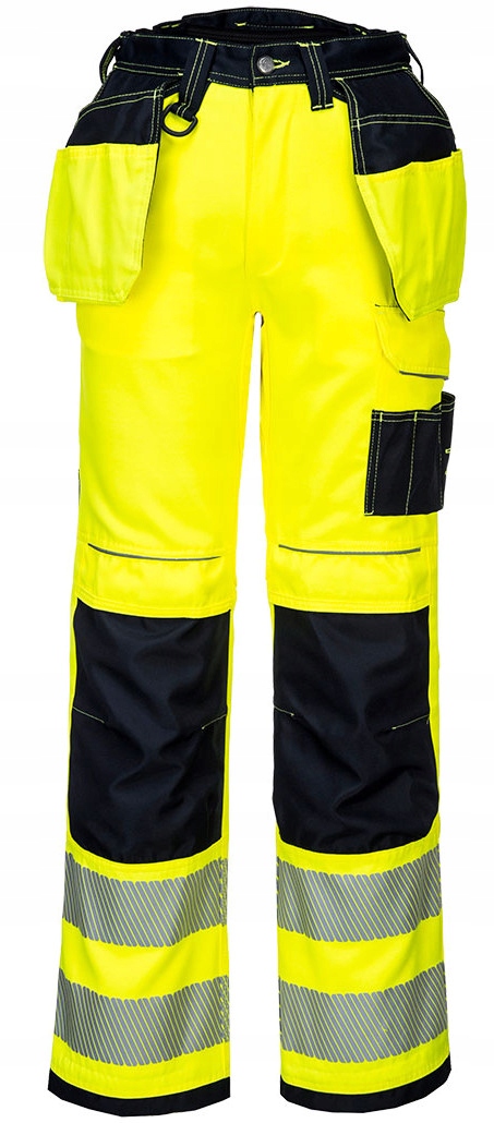 Výstražné kalhoty s pouzdrem Portwest T501 Ybr vel. 32UK (48 Eu)