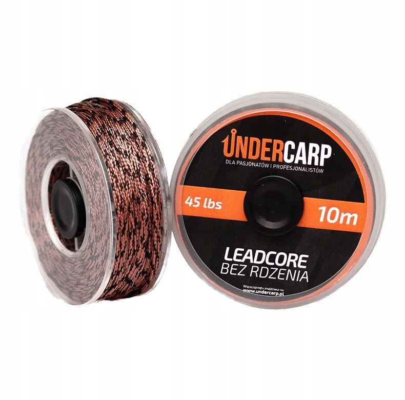 Leadcore bez rdzenia 10 m/45 lbs – brązowy UnderCarp