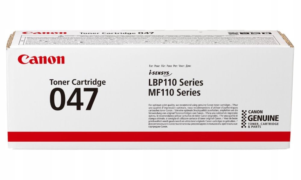 Canon originálny toner 047 Bk (čierný,1600str) 2164C002, Canon i-SENSYS Lbp