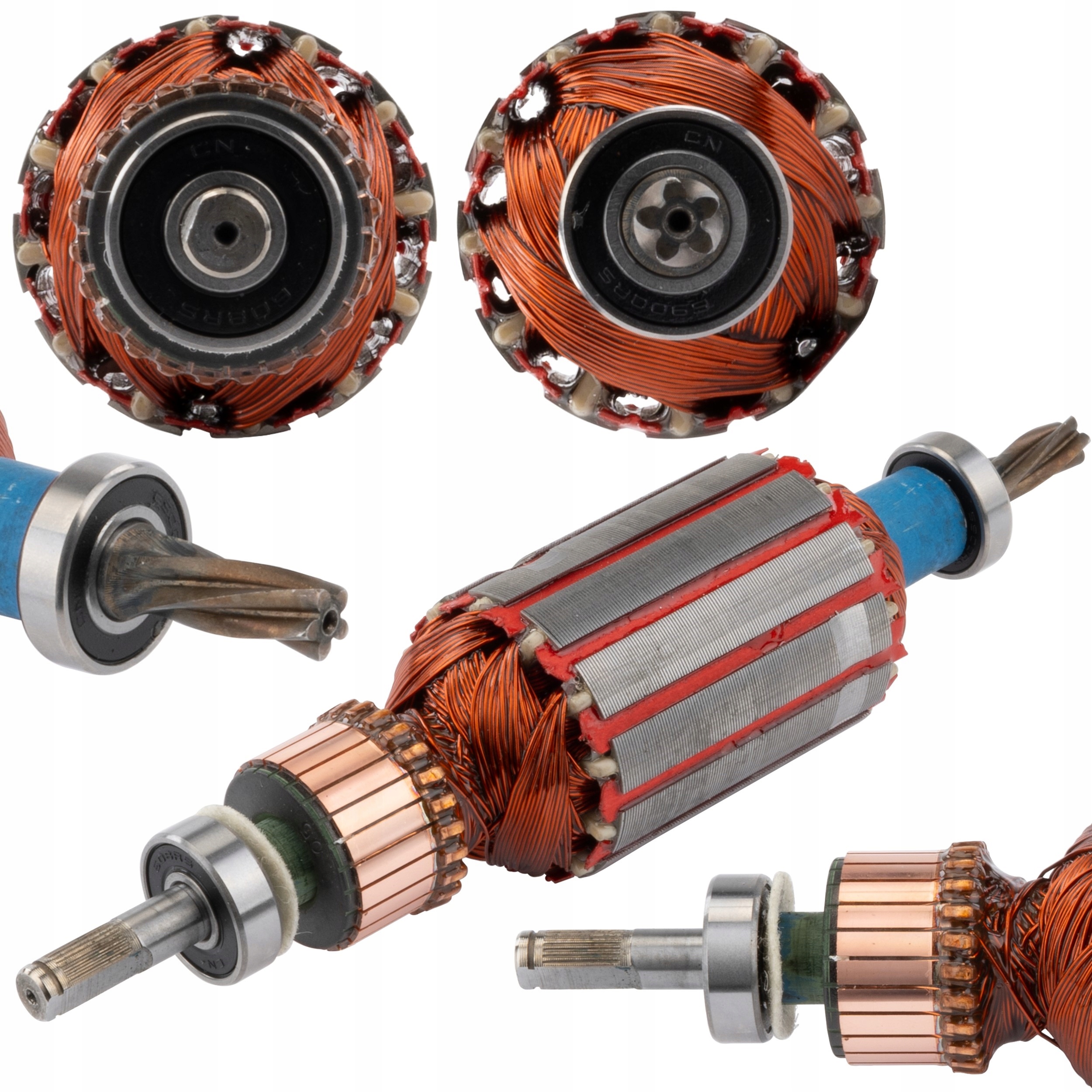 Rotor Pro Provzdušňovač Areatoru Vertikutátor Proudnice 2x Ložisko 195 mm