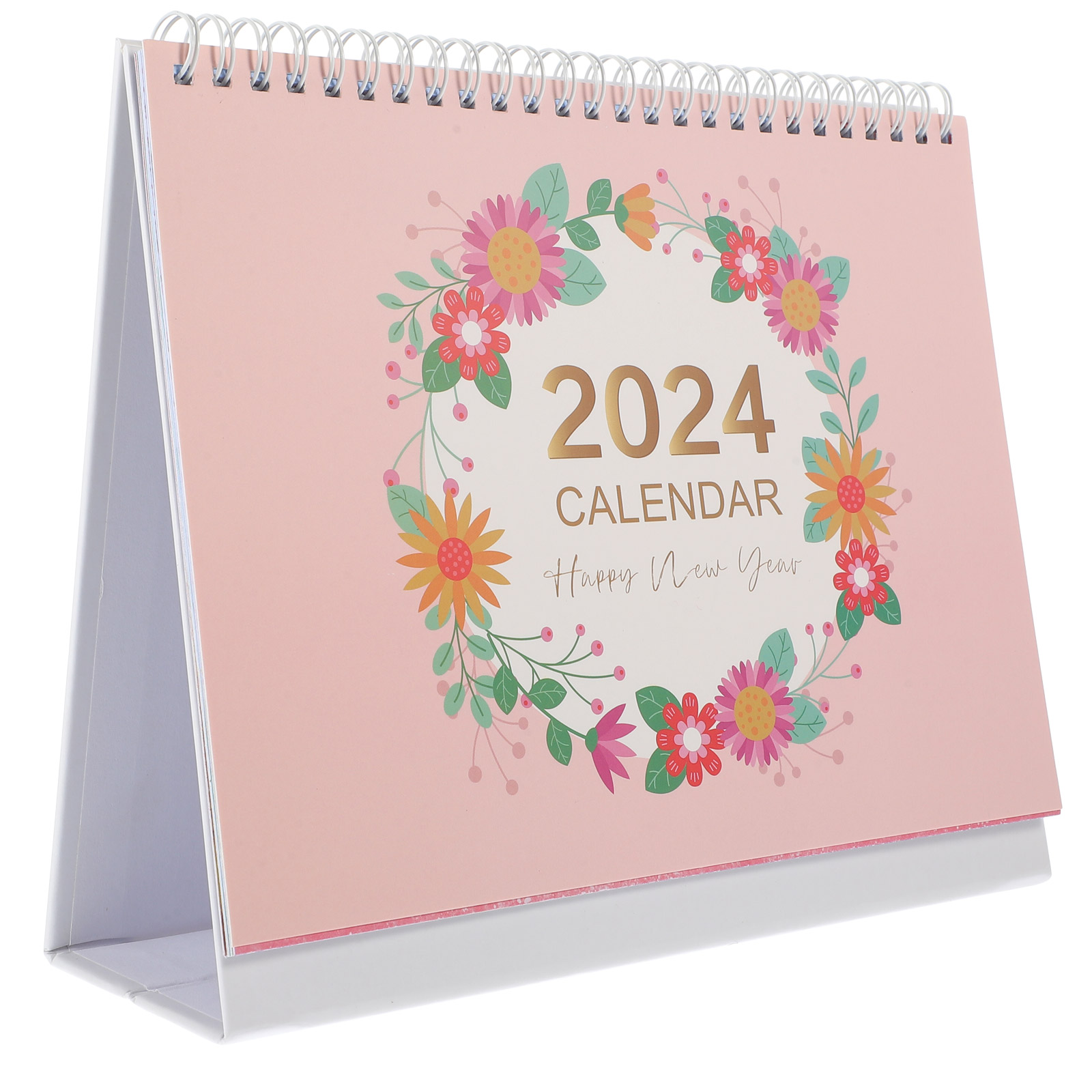 2024 Angielski Kalendarz Biurkowy Wystrój Kal