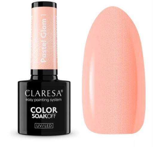 Claresa Lakier Hybrydowy Pastel Glam 1 - 5g
