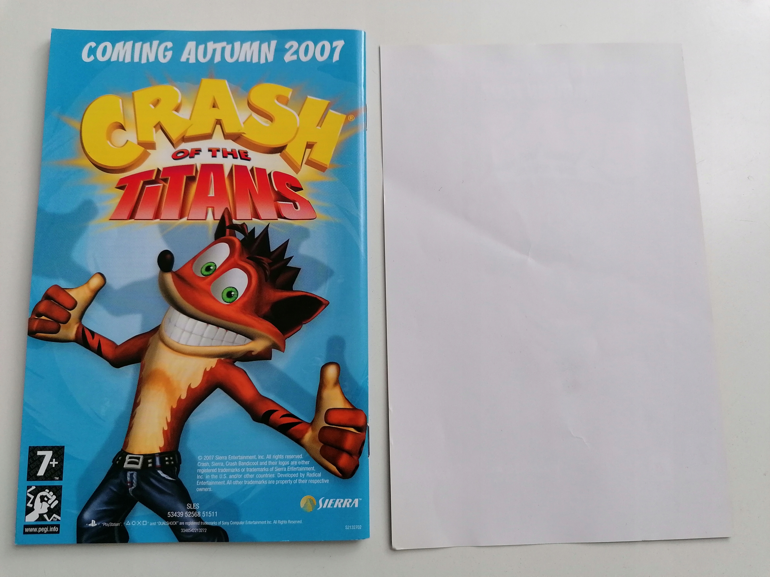 CRASH ACTION PACK PS2 PAL ENG Producent Sierra