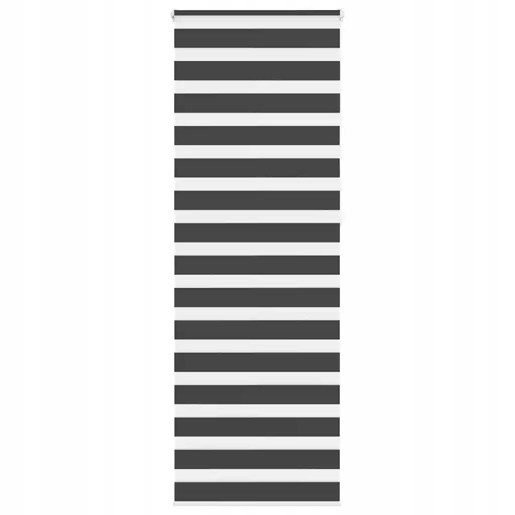 Zebra roleta černá 90x230 cm šířka látky 85,9 cm polyester Černý 4014285