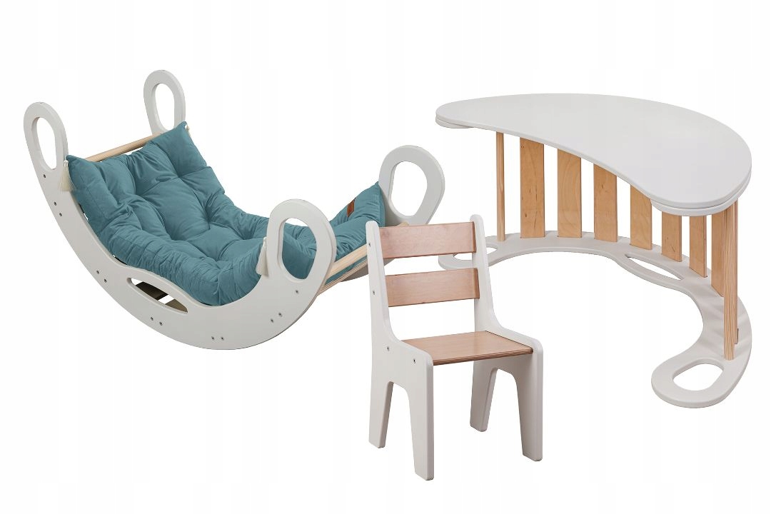 Komplet bujak , blat,krzesełko, materac Montessori