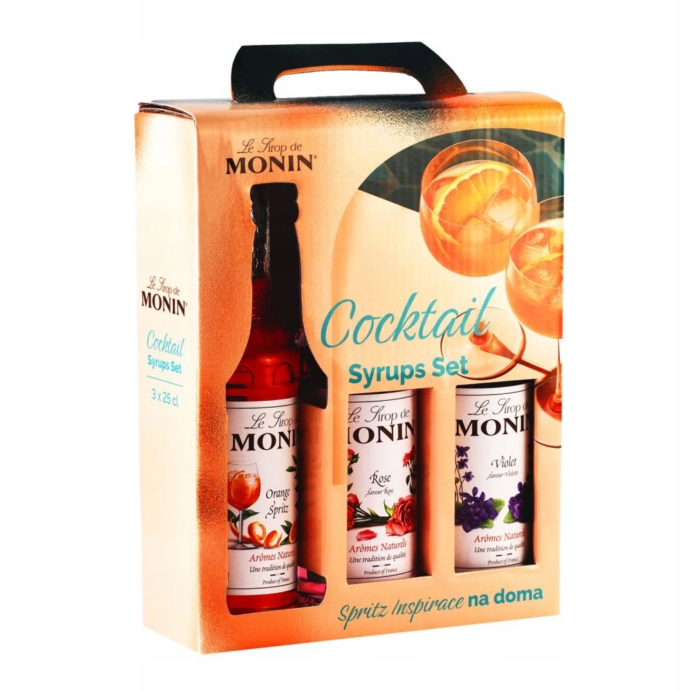 Levně Monin Cocktail Syrups Set 3x0,25l