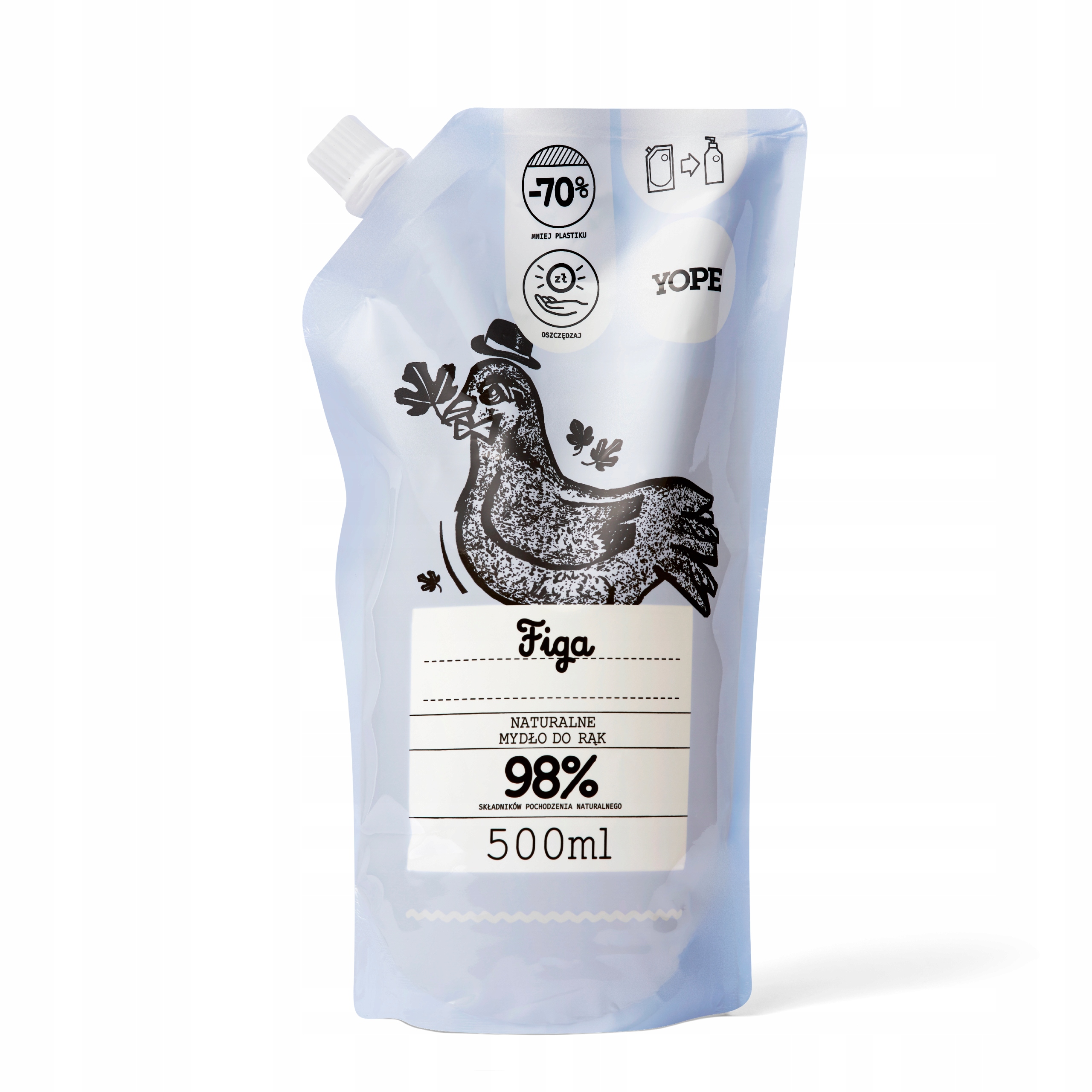 

Refill naturalnego mydła do rąk Figa