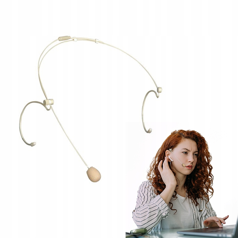 Mikrofon Pojemnościowy Nagłowny Pd Trener Dj