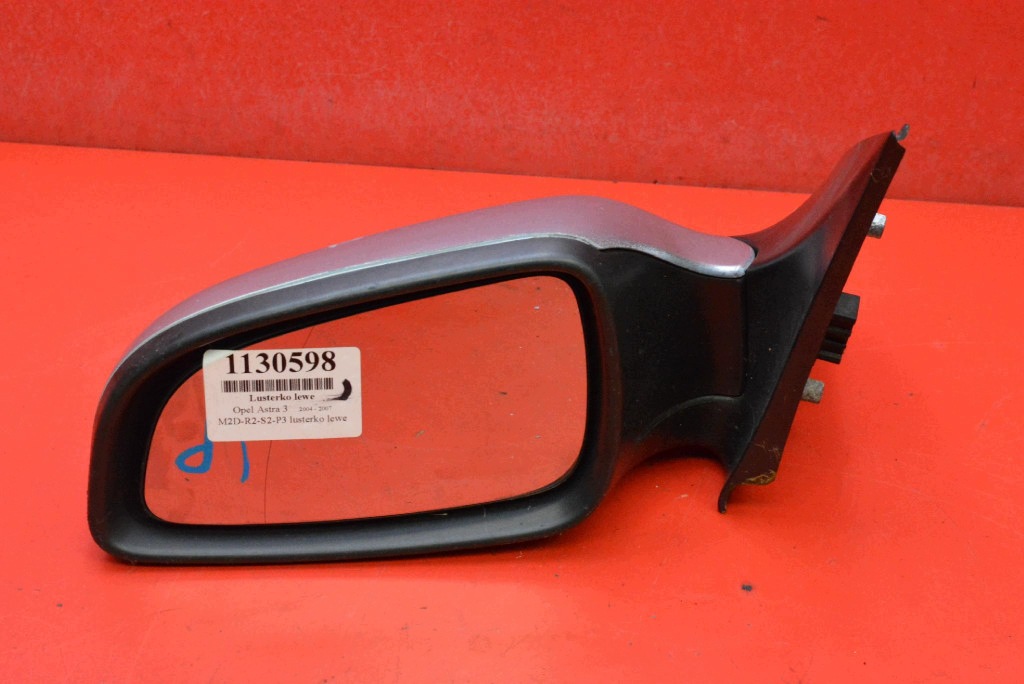mirror left silver EU 13141997 OPEL ASTRA 3 III H 04-07 5 PIN