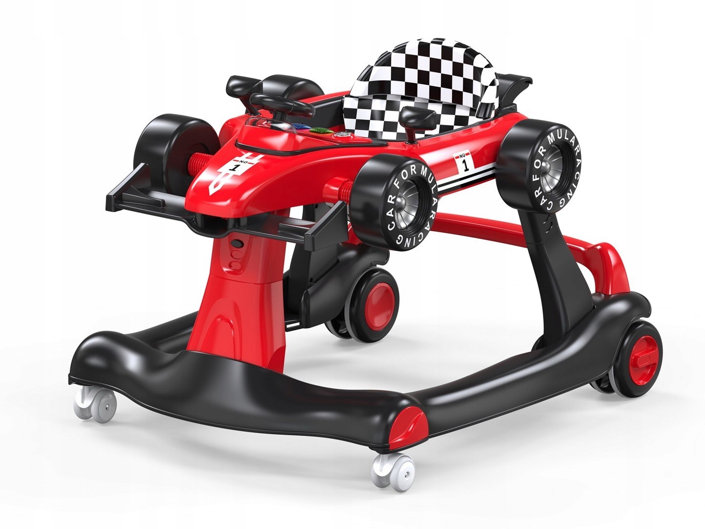 Chodzik jeździk pchacz WYŚCIGÓWKA FORMUŁA 1 3w1 Wiek dziecka 6 m +