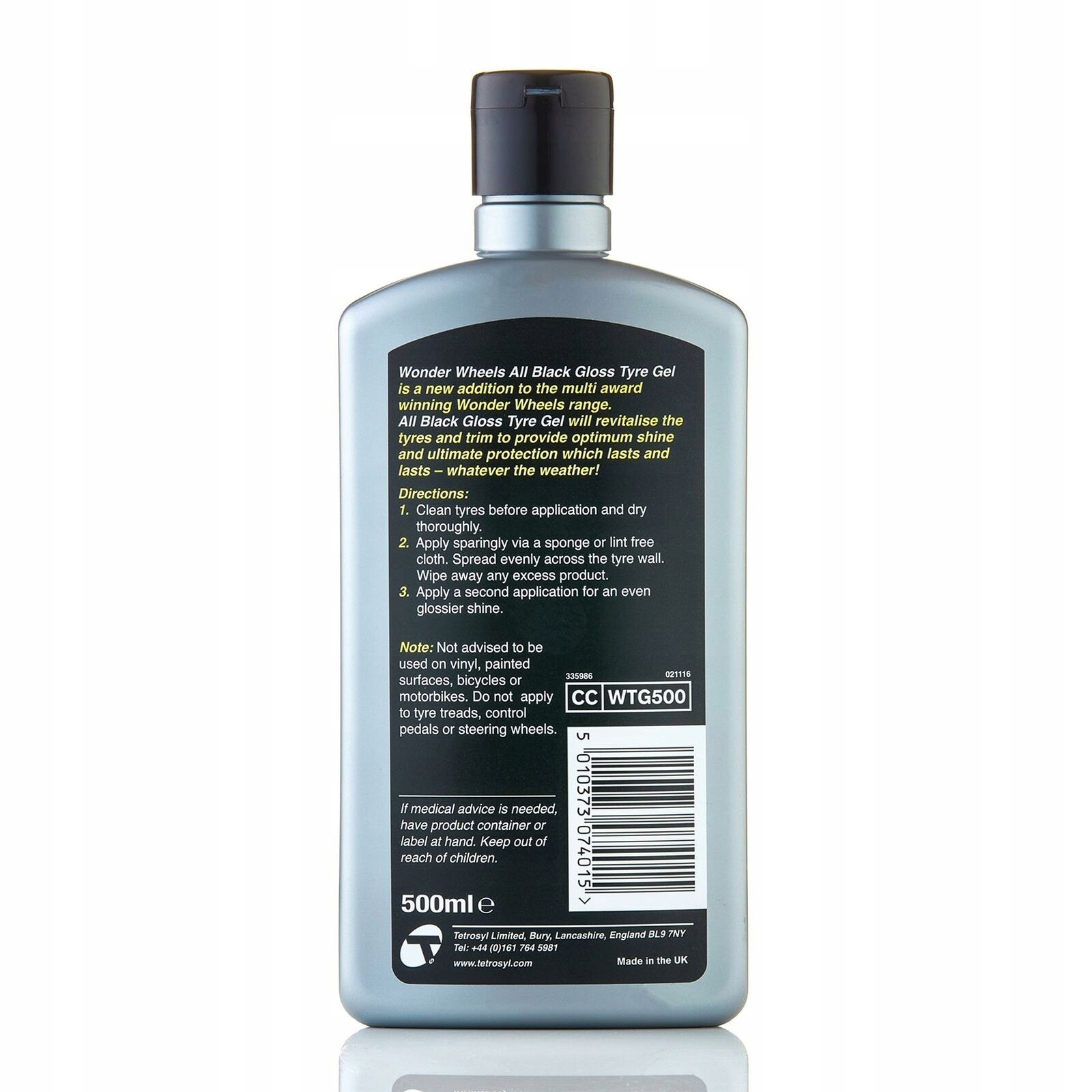 Czernidło żel do nabłyszcz. konserwacji opon 500ml Producent CarPlan