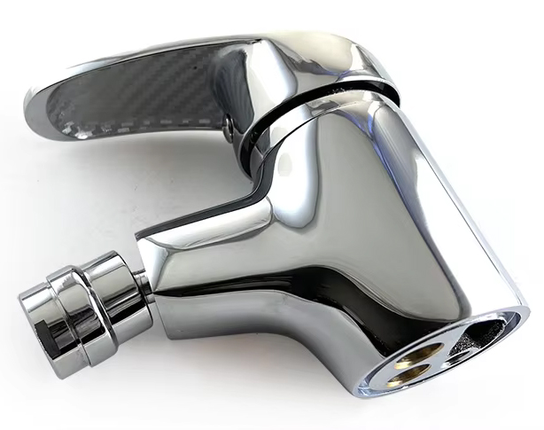 BATERIA DO BIDETU CHROM STOJĄCA Z RUCHOMĄ WYLEWKĄ ŁAZIENKOWA UMYWALKI Linia Focus