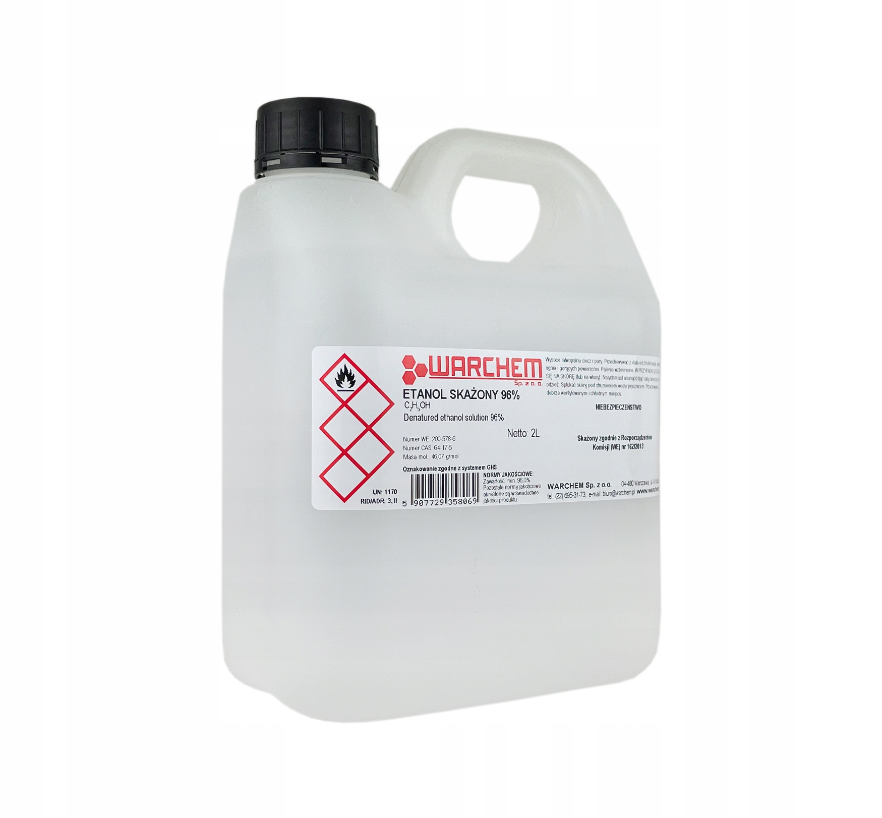 

Etanol Skażony 96% 2L