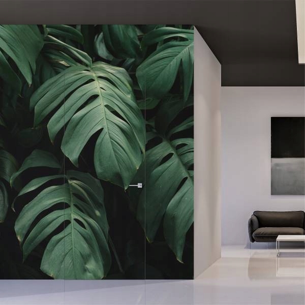 DRZWI UKRYTE + OŚCIEŻNICA otwierane Zewnątrz L 80 Marka Leon