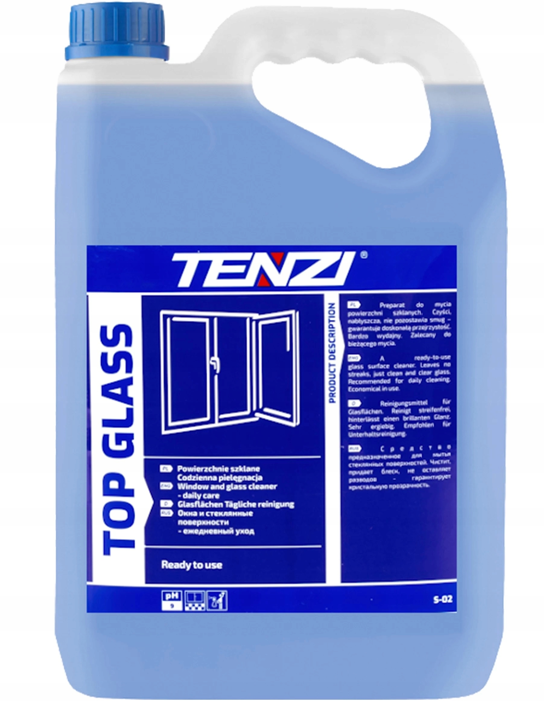 

Tenzi Top Glass Płyn Do Mycia Szyb Luster 5L