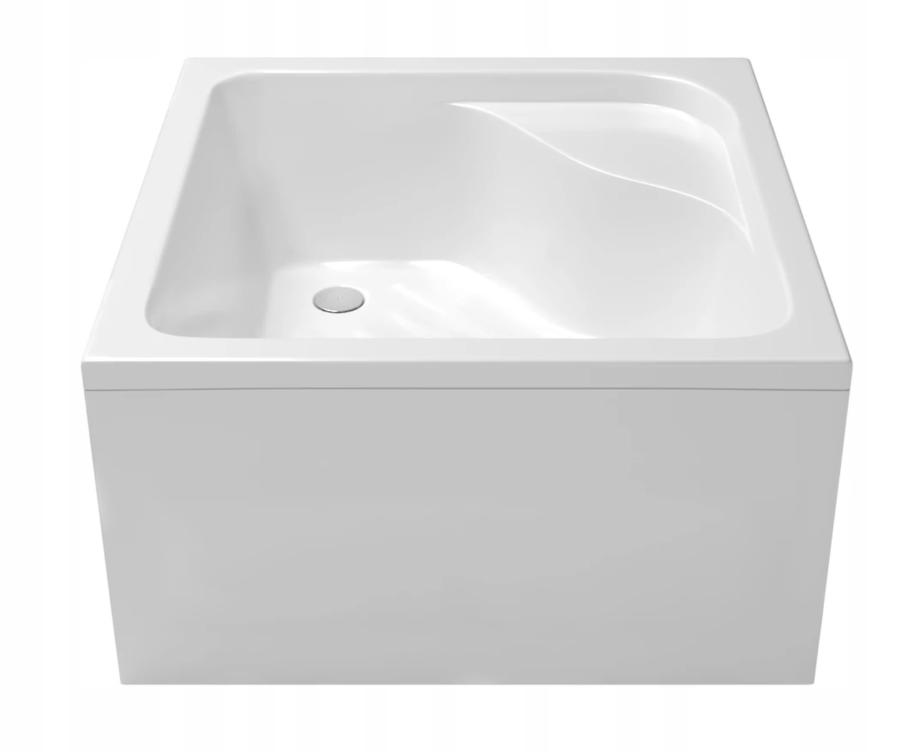 BRODZIK 80X80 Z OBUDOWĄ GŁĘBOKI KWADRATOWY SIEDZISKO AKRYLOWANY LAMINART EAN (GTIN) 5905753341798