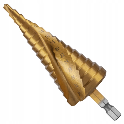 

Wiertło stopniowe spiralne 4-32 mm Hoegert Technik
