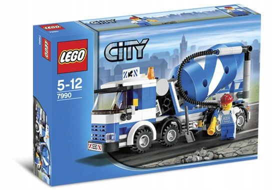 Lego City 7990 Domíchávač Betonu Nové