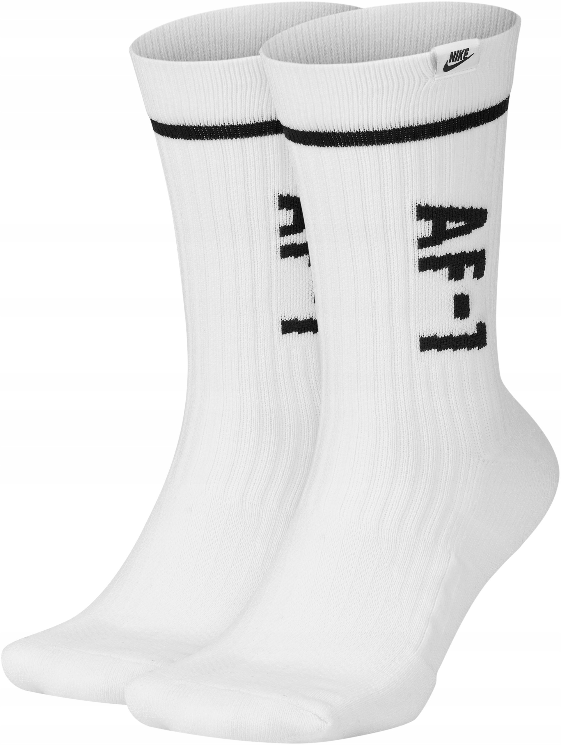 Sportowe skarpety Nike Snkr Sox AF-1 Crew, 2 pary, rozmiar S