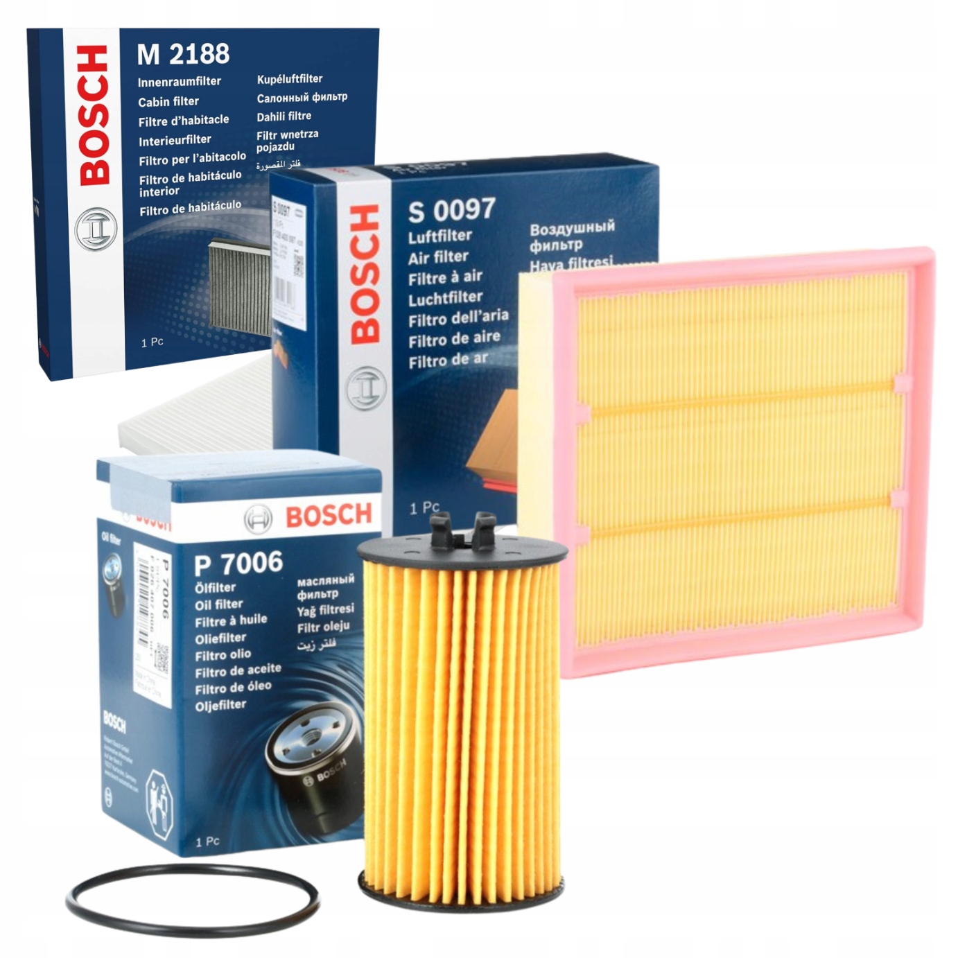 Sada Filtrů Opel Corsa D E 1.0 1.2 1.4 1.6 Bosch