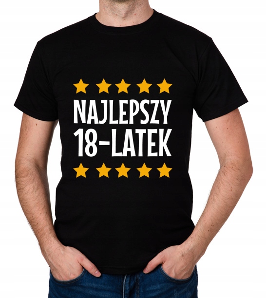 

koszulka Najlepszy 18-LATEK 18 Urodziny prezent