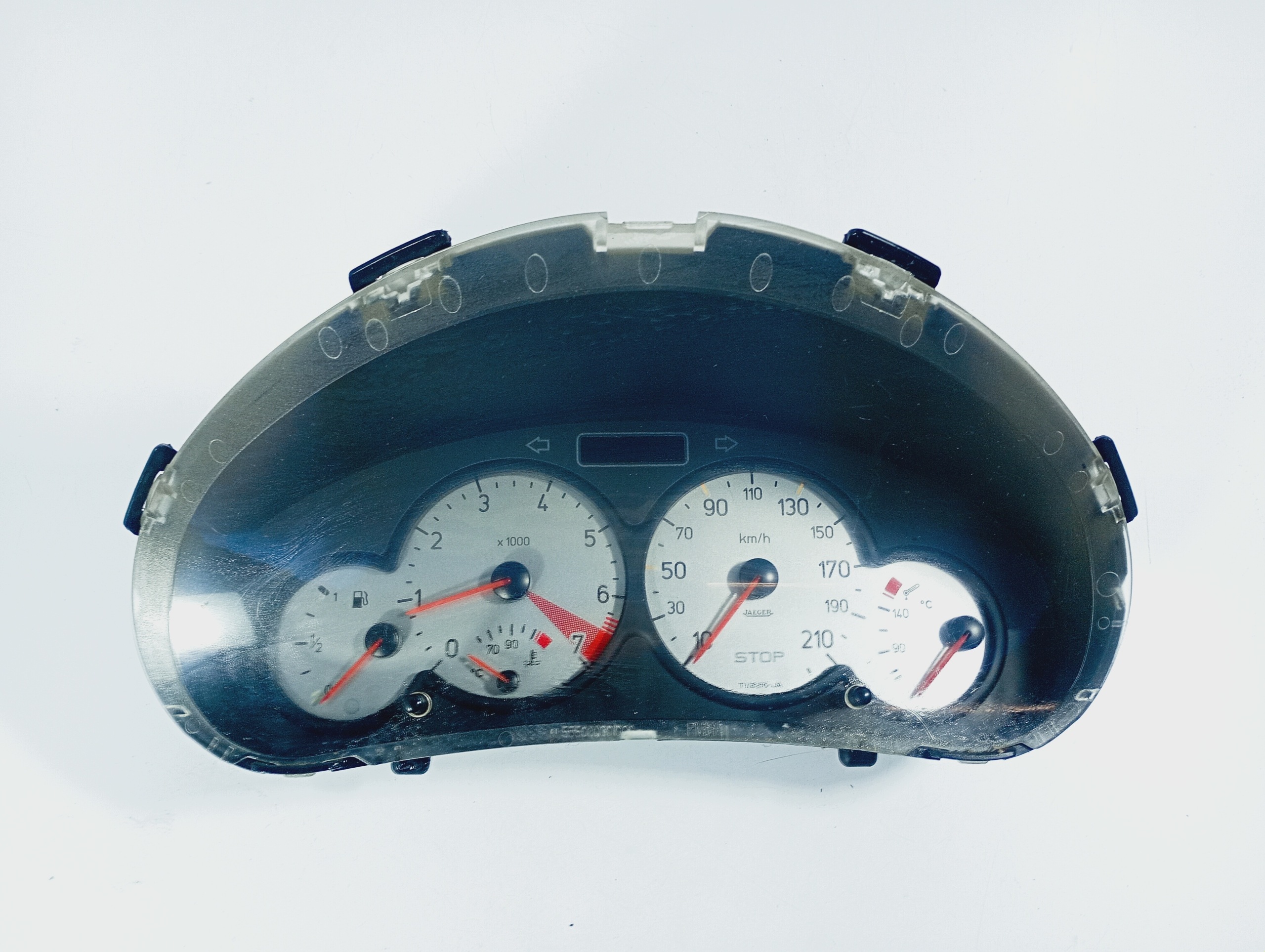 dials dials tachometer 244591 km OE 9648837180 Peugeot 206 CC 00-07