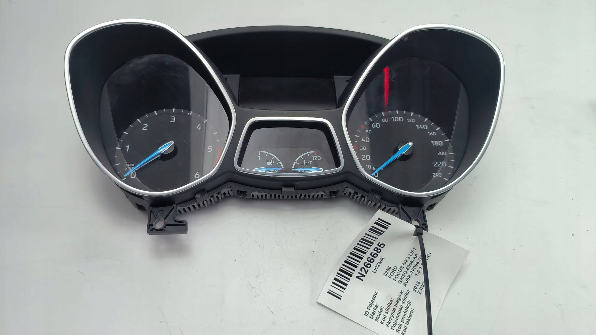dials clock EU F1ET-14F094-BB FORD FOCUS MK3 LIFT
