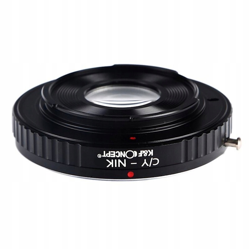 Bajonetový adaptér Contax Yashica [objektiv] Nikon F-mount [tělo] K&f C