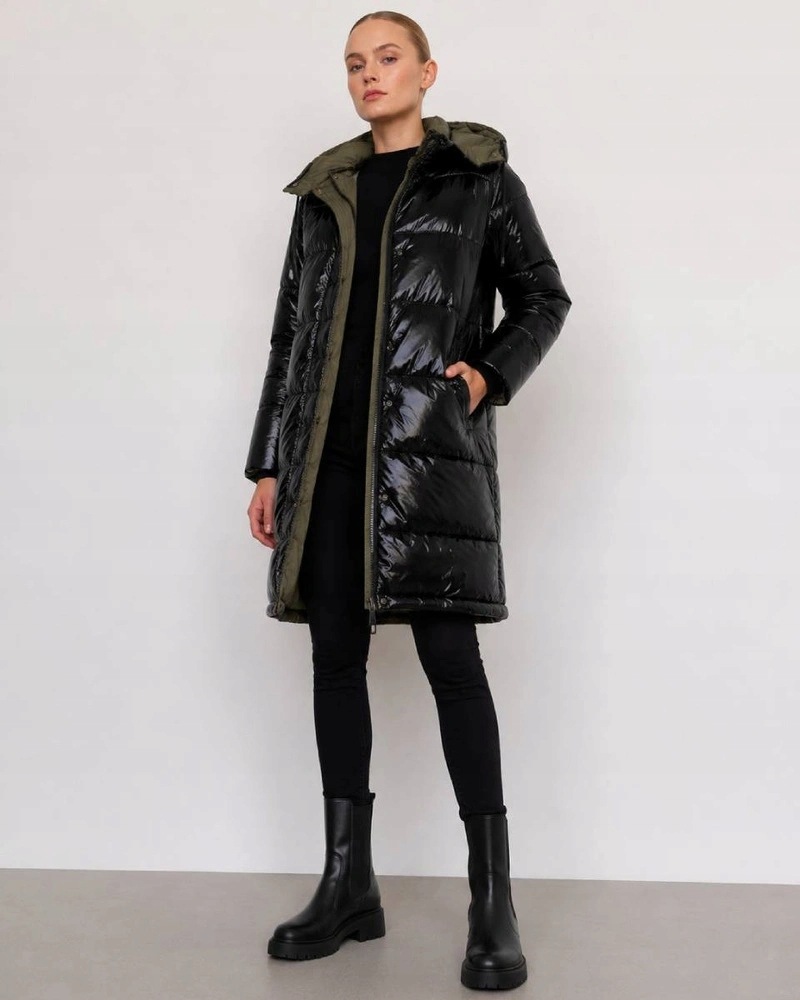 Zimní Bunda V768G Černá/khaki XL (42)