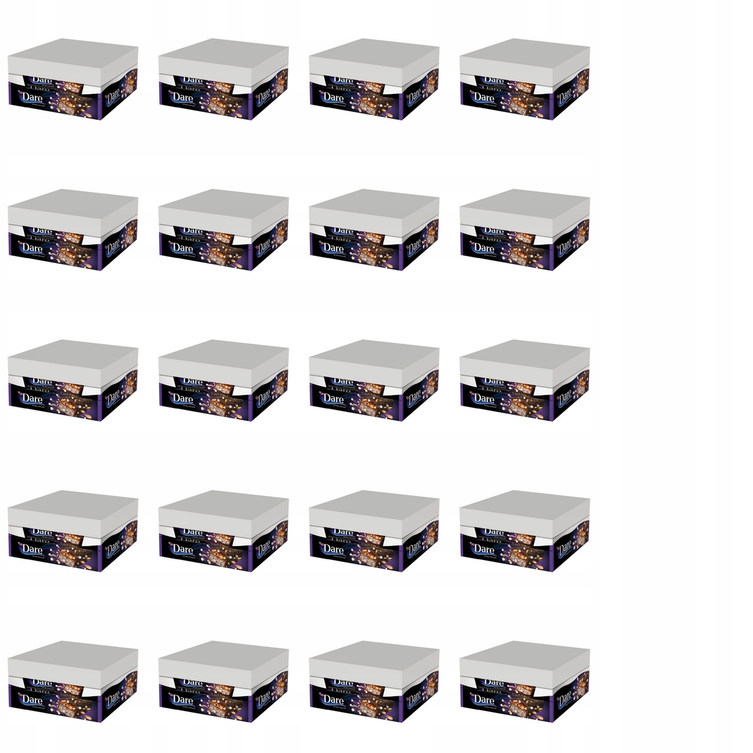 Levně 20 x 50 g Dare Tyčinka s arašídy, karamelem, nugátem, čokoládou