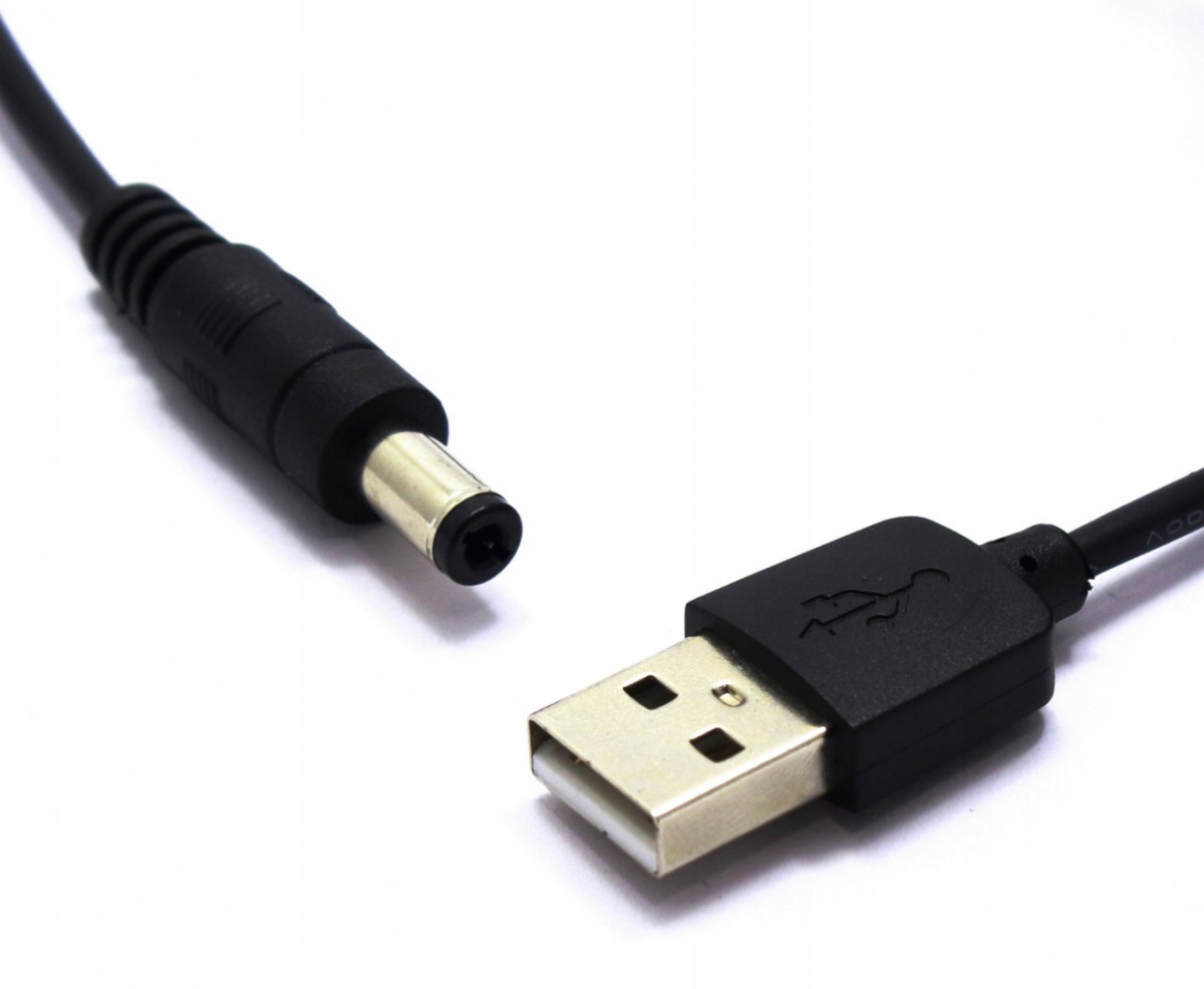 

Kabel Usb Z Wtykiem Zasilającym DC 2,1mm 1.5m Vita