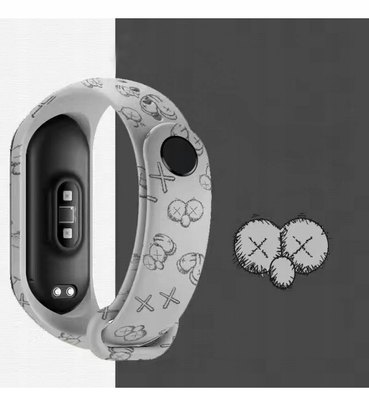 Pasek opaska Smart Band MI BAND M4 M5 M6 Mi3 Mi4 Materiał guma