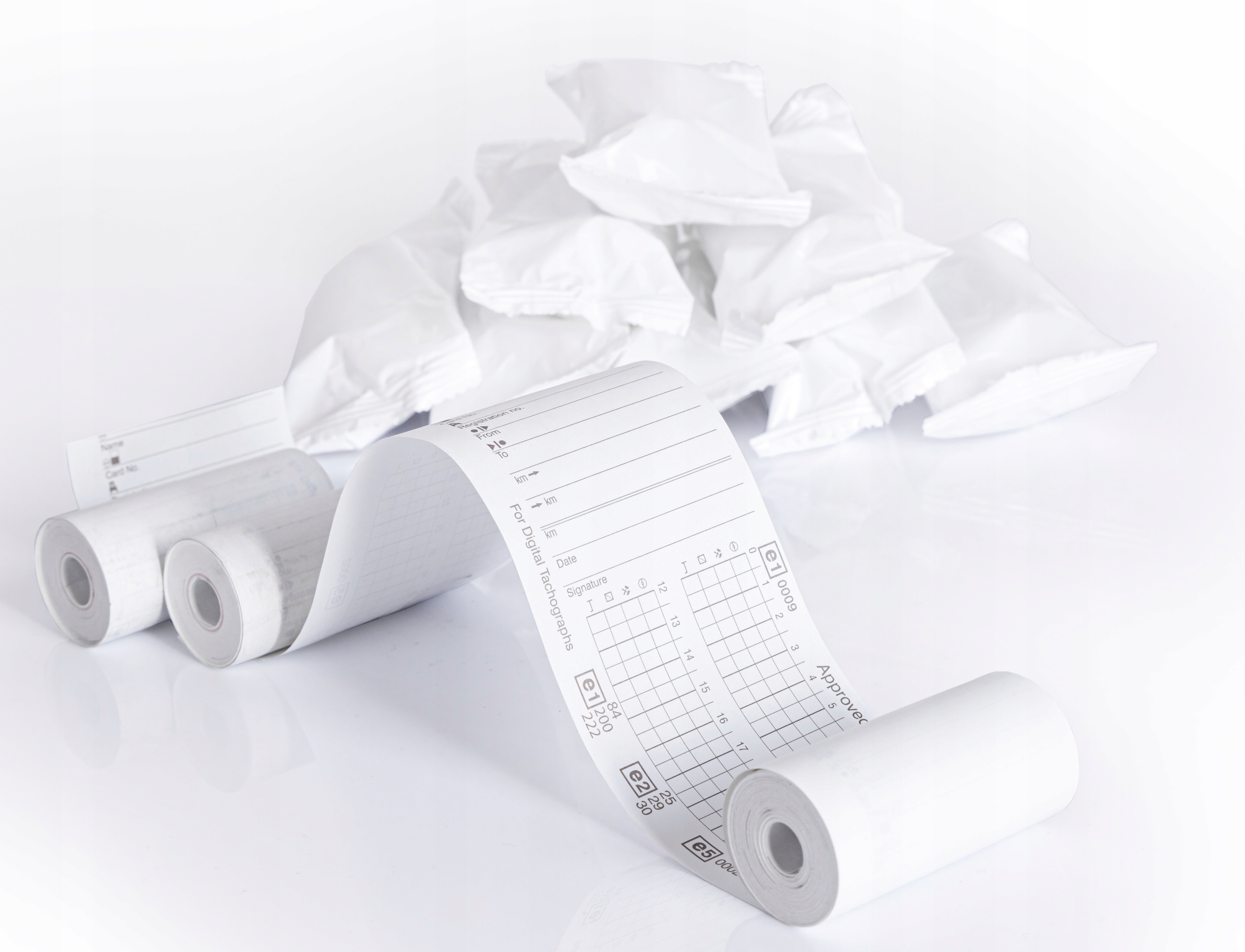 

Rolki Termo Papier Do Tachografu Cyfrowego 100 szt