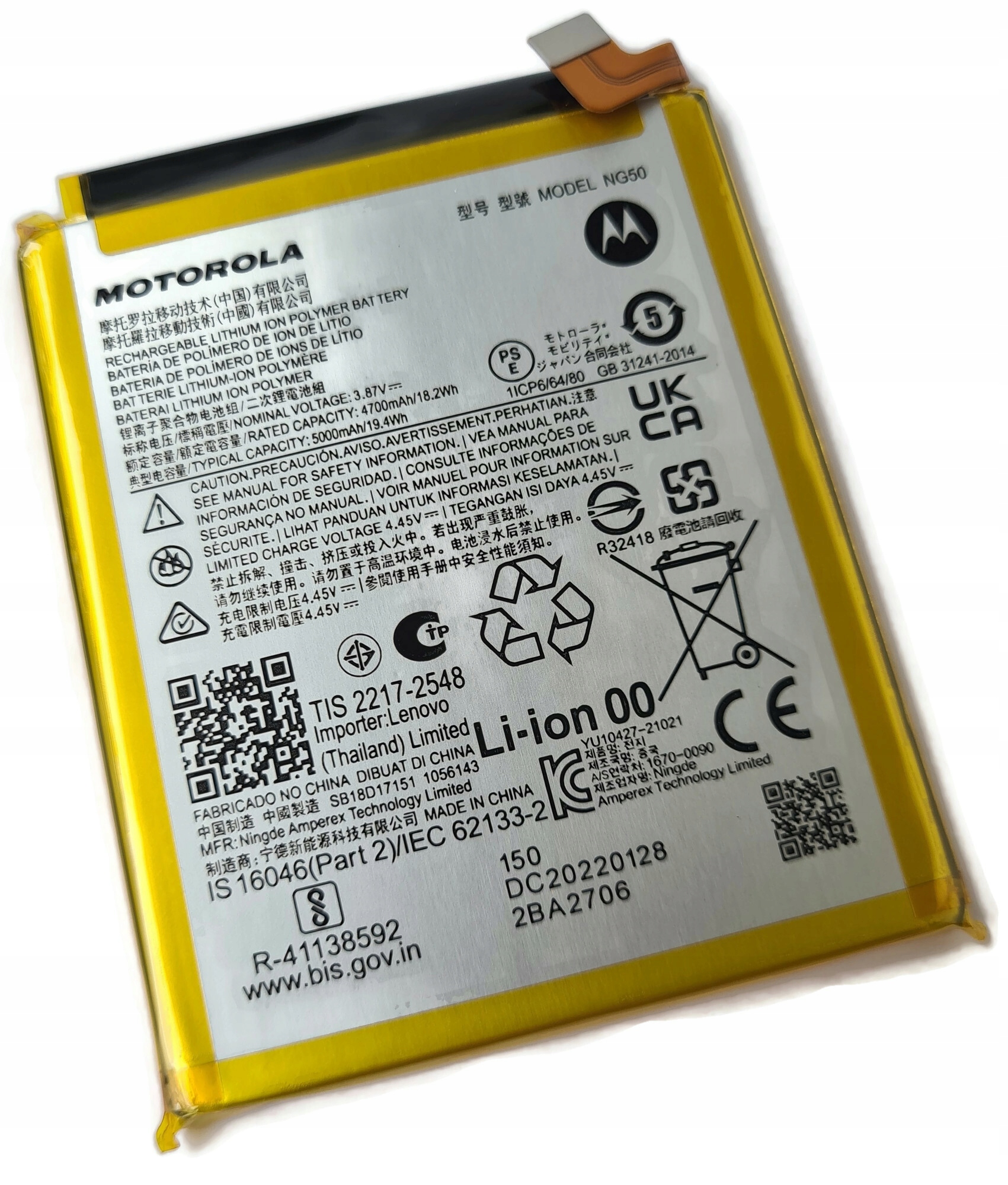 Org Nowa oryginalna bateria NG50 akumulator do Motorola Moto G71 (XT-2169)