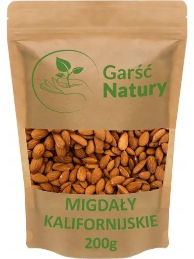 4x Garść Natury Kalifornské mandle celé 200 g