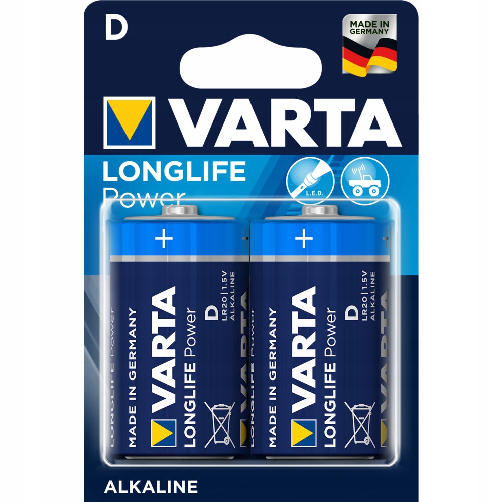 

Baterie LR20 D Varta Longlife Power 4920 2 sztuki