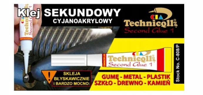 

Technicoll Klej Sekundowy Cyjanoakrylowy 2g