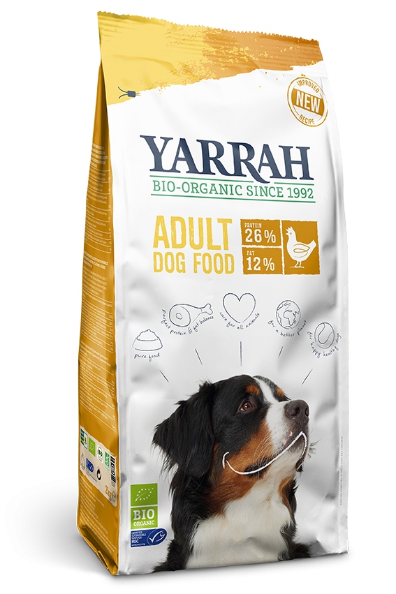 (pro Dospělého Psa) Krmivo S Kuřecím Masem Bio 2 kg Yarrah