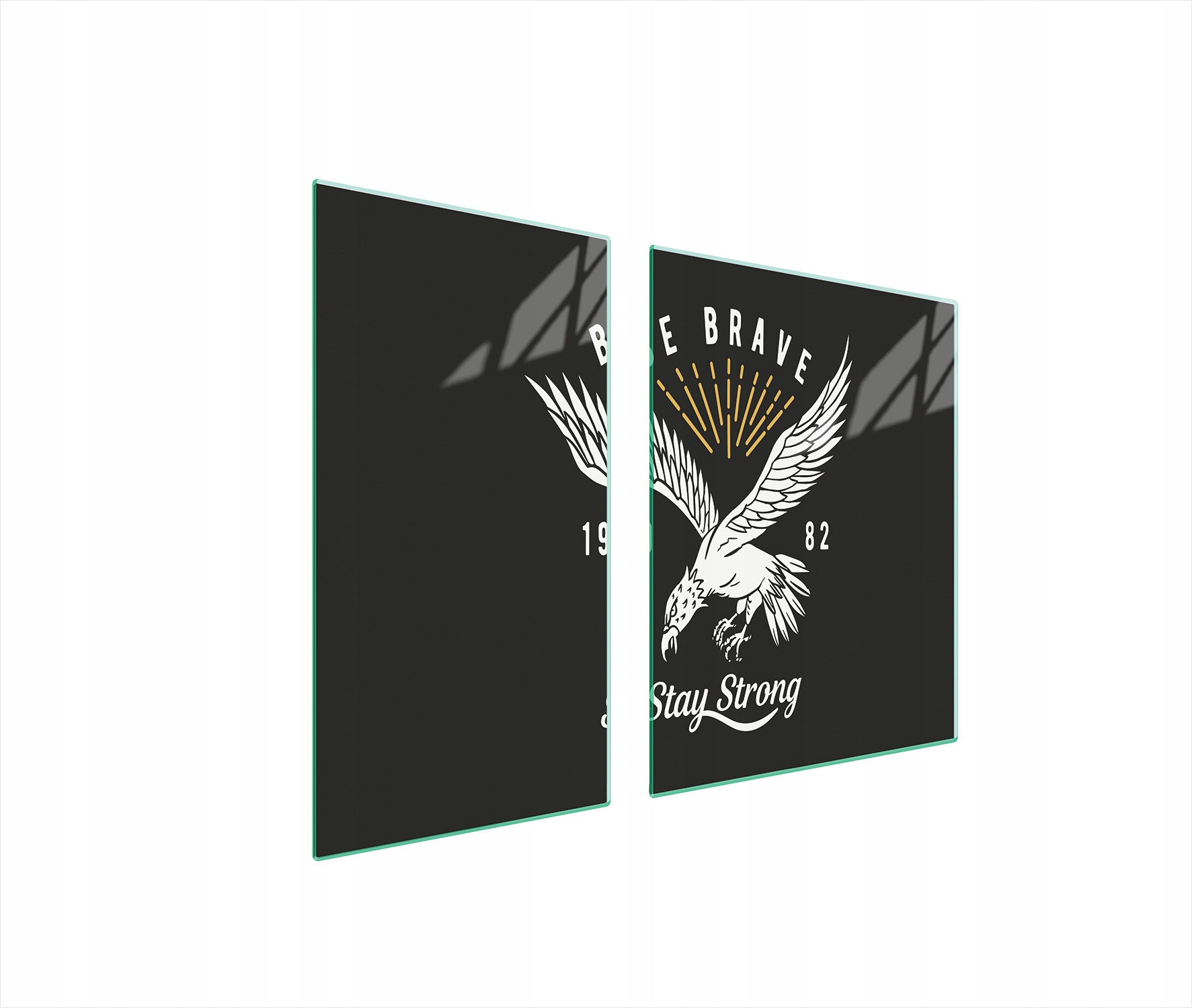 Skleněná Ochranná Deska Na Sporák 90x52 Pták Tvrzené Sklo